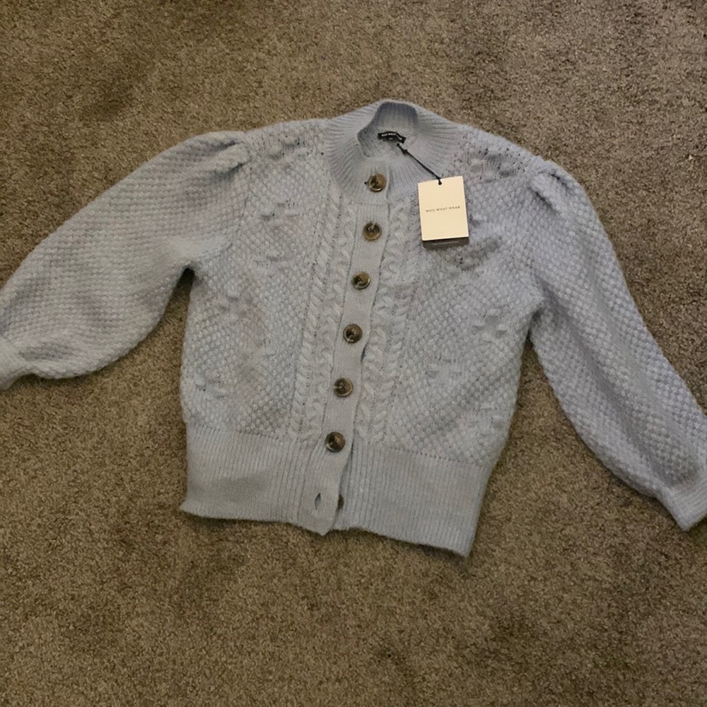 NEW* Who What Wear puff sleeve sweater